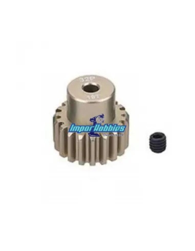 Pignon aluminium - Hard 19T 32DP pour axe 3.175 (1/8in) 1/10 & 1/8 Scale Fussion FS-PG087-H - Pignons de moteurs 32P
