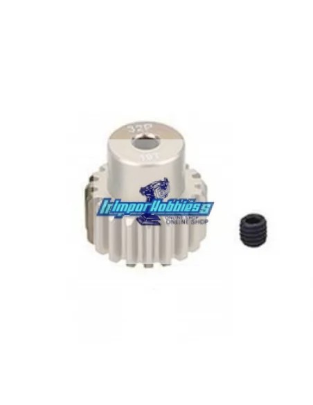 Pignon aluminium - Hard 19T 32DP pour axe 3.175 (1/8in) 1/10 & 1/8 Scale Fussion FS-PG087-H - Pignons de moteurs 32P