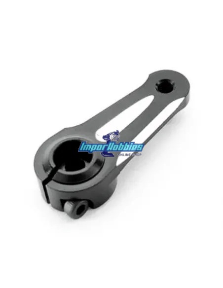 Brazo / Horn de servo dirección CNC negro 25T Futaba / Savox / Powerstar / Power HD Fussion FS-WH012 - Horns y arandelas montaje