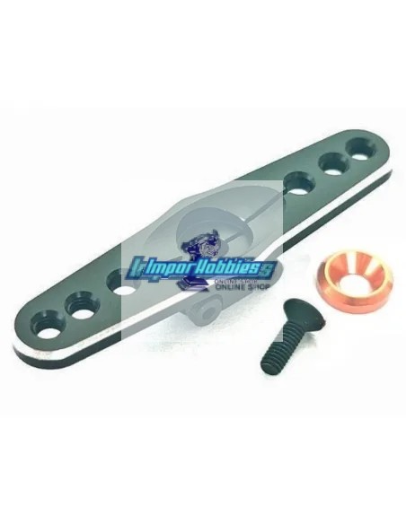 Palonnier de servo de gaz-frein CNC noir 25T Futaba / Savox / Powerstar / Power HD Fussion FS-WH005 - Palonnier de servo & ronde