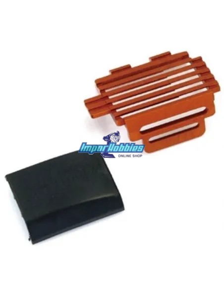 Radiateur moteur aluminium - Orange Kyosho Mini-Z AWD MA-020 Sport / VE MDW027 - Kyosho Mini-Z AWD Sports - Pièces detachées et 