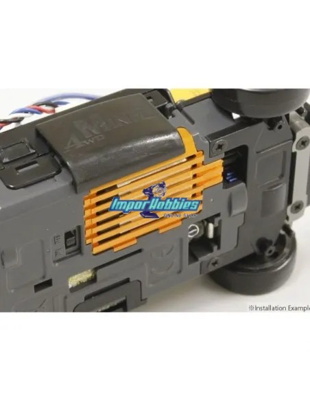 Radiateur moteur aluminium - Orange Kyosho Mini-Z AWD MA-020 Sport / VE MDW027 - Kyosho Mini-Z AWD Sports - Pièces detachées et 