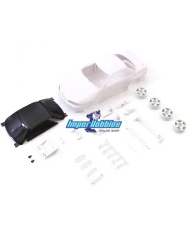 Carrocería para pintar 94mm + llantas Kyosho Mini-Z AWD Nissan Skyline GT-R R32 Group A MZN201 - Carrocerías para pintar - Blanc