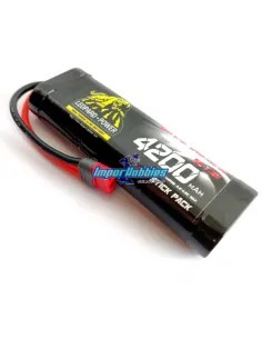 Batería Stick Pack 7.2V 4200mah NiMh conector T-Dean Leopard Power Fussion Sport FS-SC4200D - Pack Batería 7.2V & 8.4 Ni-Mh