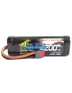 Stick Pack NiMh Battery 7.2V 4200mAh T-Dean With Cap Plug Leopard Power Fussion Sport FS-SC4200D - Battery Pack 7.2V & 8.4V Ni-M 2