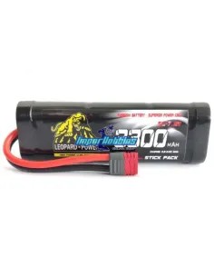 Batería Stick Pack 7.2V 3300mah NiMh conector T-Dean Leopard Power Fussion Sport FS-SC3300D - Pack Batería 7.2V & 8.4 Ni-Mh 2