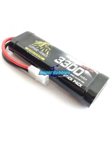 Accu Stick Pack 7.2V 3300mah NiMh Prise Tamiya Leopard Power Fussion Sport FS-SC3300T - Accu Pack 7.2V & 8.4V Ni-Mh