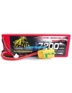 Lipo Battery - Stick 2S 7.4V 7200mah 140C Graphene Hard Case XT90-S Leopard Power LPG-FS2-7200 - Lipo Batteries - 2S - 7.4V & 7. 2