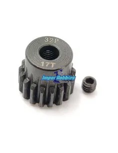 Piñón motor 17T 32DP - Hard para eje 5.0mm Escala 1/10 & 1/8 Fussion FS-PG094-H - Piñones de motor paso 32P