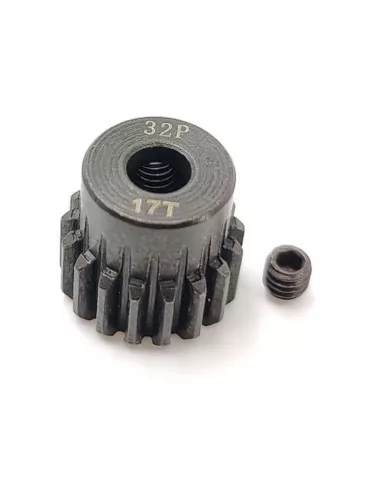 Pinion Gear Hard 17T 32DP For Shaft 5.0mm 1/10 & 1/8 Scale Fussion FS-PG094-H - Motor Pinions Gears 32P