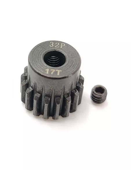 Pinion Gear Hard 17T 32DP For Shaft 5.0mm 1/10 & 1/8 Scale Fussion FS-PG094-H - Motor Pinions Gears 32P