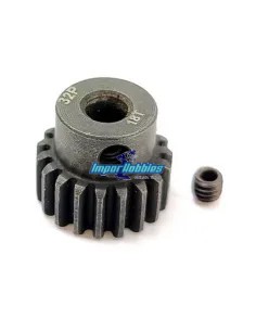 Pinion Gear Hard 18T 32DP For Shaft 5.0mm 1/10 & 1/8 Scale Fussion FS-PG095-H - Motor Pinions Gears 32P