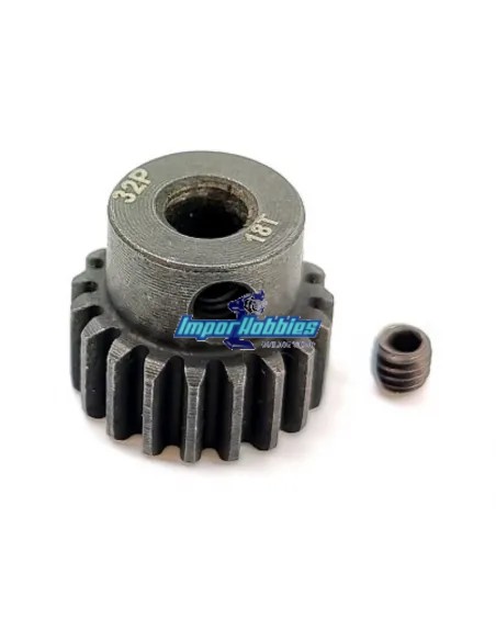 Pignon moteur - Hard 18T 32DP pour axe 5.0mm 1/10 & 1/8 Scale Fussion FS-PG095-H - Pignons de moteurs 32P