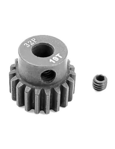 Pinion Gear Hard 19T 32DP For Shaft 5.0mm 1/10 & 1/8 Scale Fussion FS-PG096-H - Motor Pinions Gears 32P