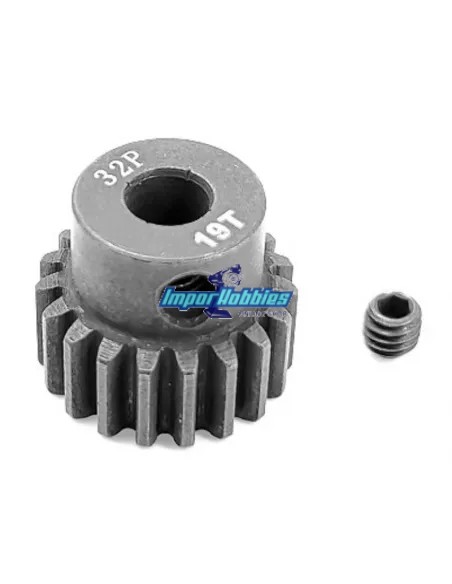 Pignon moteur - Hard 19T 32DP pour axe 5.0mm 1/10 & 1/8 Scale Fussion FS-PG096-H - Pignons de moteurs 32P