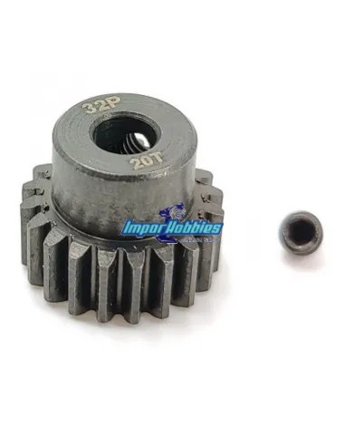 Pignon moteur - Hard 20T 32DP pour axe 5.0mm 1/10 & 1/8 Scale Fussion FS-PG097-H - Pignons de moteurs 32P
