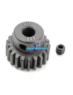 Piñón motor 21T 32DP - Hard para eje 5.0mm Escala 1/10 & 1/8 Fussion FS-PG098-H - Piñones de motor paso 32P
