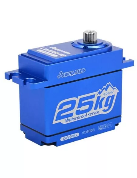 Digital Servo HV Power HD LW-25MG 25Kg 0.14s Waterproof 1/8 Buggy - Crawler HD-LW-25MG - R/C Servos