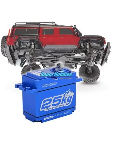 Servo Digital HV Power HD LW-25MG 25Kg 0.14s Waterproof 1/8 Buggy - Crawler HD-LW-25MG - Servos R/C
