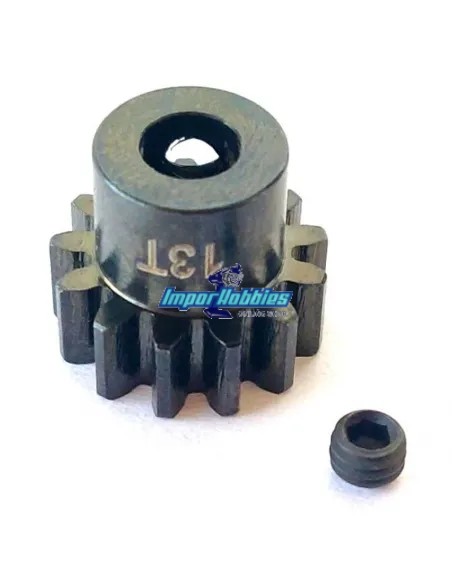 Piñón motor eléctrico 13T Hard MOD1 5mm Escala 1/8 Fussion FS-PM001 - Piñones de motor escala 1/8 MOD1