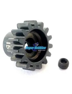 Piñón motor eléctrico 15T Hard MOD1 5mm Escala 1/8 Fussion FS-PM003 - Piñones de motor escala 1/8 MOD1 2