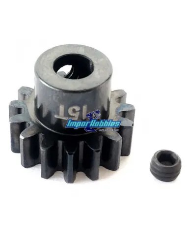 Pignon moteur 15T module 1 acier 5mm 1/8e Fussion FS-PM003 - Pignons moteur 1/8Th MOD1