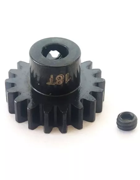 Pinion Gear - 18T Hard MOD1 5mm 1/8 Scale Fussion FS-PM006 - Motor Pinions Gear 1/8 Scale MOD1