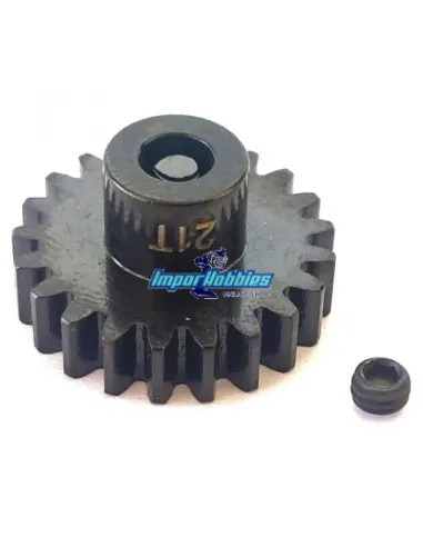 Piñón motor eléctrico 21T Hard MOD1 5mm Escala 1/8 Fussion FS-PM009 - Piñones de motor escala 1/8 MOD1