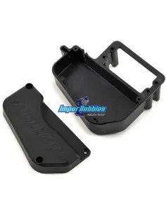 Caja de receptor & soporte de servo Team Associated RC8B3e / B3.1e / B3.2e / T3e / T3.1e / T3.2e AS81303 - Team Associated RC8B3