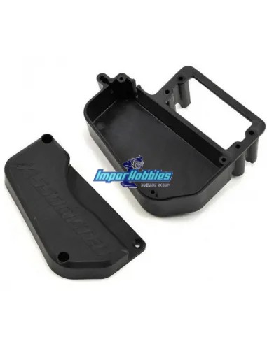 Caja de receptor & soporte de servo Team Associated RC8B3e / B3.1e / B3.2e / T3e / T3.1e / T3.2e AS81303 - Team Associated RC8B3