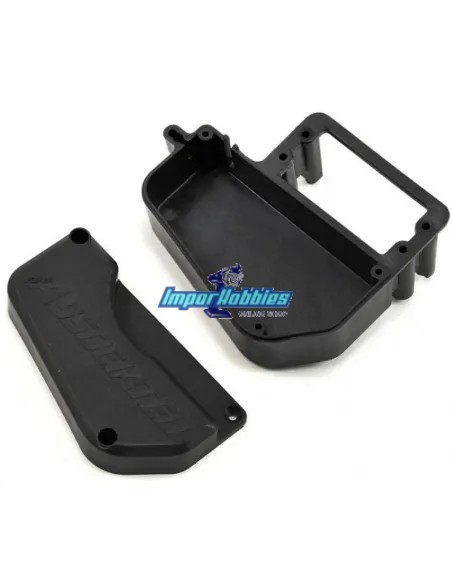 Caja de receptor & soporte de servo Team Associated RC8B3e / B3.1e / B3.2e / T3e / T3.1e / T3.2e AS81303 - Team Associated RC8B3