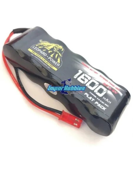 Accu de récepteur format long 6.0V 1600Mah NiMh Prise JST Bec Fussion FS-MN057 - Batteries Ni-Mh pour Recepteur