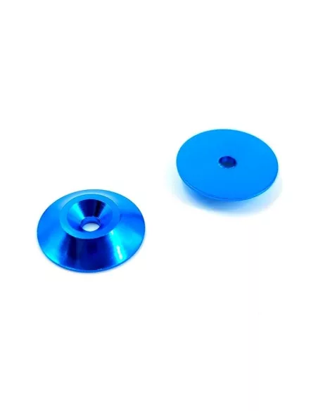 Wing Washer - Blue Ø18mm 1/10 & 1/8 Scale (2 U.) Fussion FS-WB001 - Nylon Wings & Washer Wing 1/8 Scale