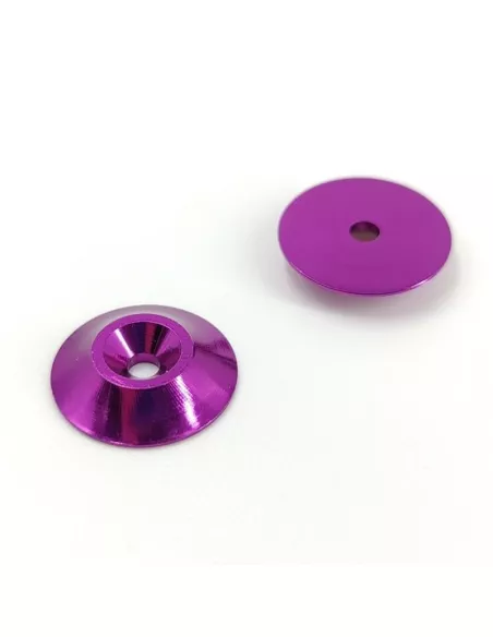 Wing Washer - Purple Ø18mm 1/10 & 1/8 Scale (2 U.) Fussion FS-WB006 - Nylon Wings & Washer Wing 1/8 Scale