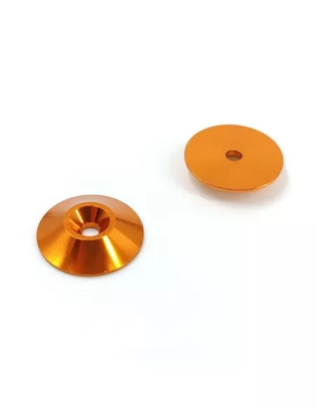 Wing Washer - Orange Ø18mm 1/10 & 1/8 Scale (2 U.) Fussion FS-WB002 - Nylon Wings & Washer Wing 1/8 Scale