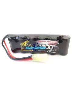 Batterie NiMH 7.2V 1500Mah Prise Mini Tamiya 1/18 Leopard Power Fussion FS-MN001 - Accu Pack 7.2V & 8.4V Ni-Mh 2
