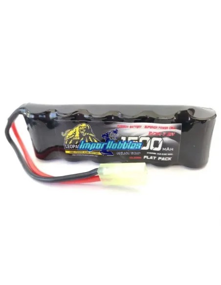 Batería NiMH 7.2V 1500Mah conector Mini Tamiya 1/18 Leopard Power Fussion FS-MN001 - Pack Batería 7.2V & 8.4 Ni-Mh