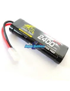 Accu Stick Pack 7.2V 2400mah NiMh Prise Tamiya Leopard Power Fussion Sport FS-SC2400T - Accu Pack 7.2V & 8.4V Ni-Mh