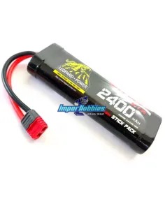 Batería Stick Pack 7.2V 2400mah NiMh conector T-Dean Leopard Power Fussion Sport FS-SC2400D - Pack Batería 7.2V & 8.4 Ni-Mh