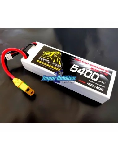 Batería Lipo Stick 2S 7.4V 5400mah 80C Graphene caja dura XT90-S Leopard Power LPG-FS2-5400 - Baterías Lipo 2S - 7.4V & 7.6V HV