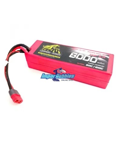 Accu Lipo Stick 3S 11.1V 6000mah 100C Graphene Boitier Rigide T-Deans Leopard Power LPG-FS3-6000 - Accu Lipo 3S - 11.1V & 11.4V 