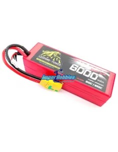 Batería Lipo Stick 3S 11.1V 6000mah 100C Graphene caja dura XT90-S Leopard Power LPG-FS3-6000 - Baterías Lipo 3S - 11.1V & 11.4V
