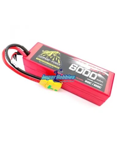 Accu Lipo Stick 3S 11.1V 6000mah 100C Graphene Boitier Rigide XT90-S Leopard Power LPG-FS3-6000 - Accu Lipo 3S - 11.1V & 11.4V H