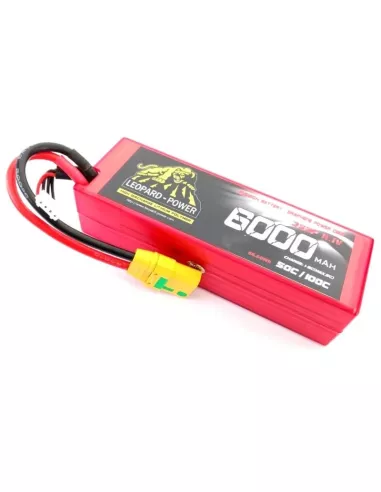 Lipo Battery - Stick 3S 11.1V 6000mah 100C Graphene Hard Case XT90-S Leopard Power LPG-FS3-6000 - Lipo Batteries 3S - 11.1V & 11