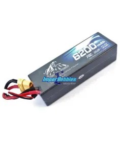 Accu Lipo Stick 3S 11.1V 6200mah 70C / 140C Boitier Rigide Leopard Power LP3-6200-70 - Accu Lipo 3S - 11.1V & 11.4V HV