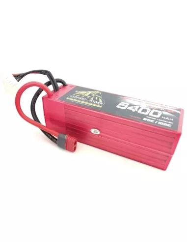 Lipo Pack Battery 4S 14.8V 5400mah 100C Graphene Hard Case T-Deans Leopard Power LPG-FS4-5400 - Lipo Batteries - 4S - 14.8V & 15