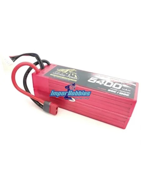 Accu Lipo Pack 4S 14.8V 5400mah 100C Graphene Boitier Rigide T-Deans Leopard Power LPG-FS4-5400 - Accu Lipo 4S - 14.8V & 15.2V H