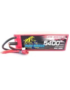 Accu Lipo Pack 4S 14.8V 5400mah 100C Graphene Boitier Rigide T-Deans Leopard Power LPG-FS4-5400 - Accu Lipo 4S - 14.8V & 15.2V H 2