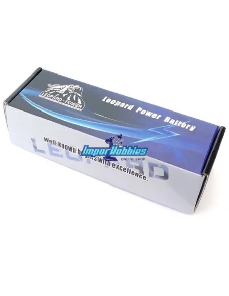Accu Lipo Stick 2S 7.4V 6200mah 140C Graphene Boitier Rigide T-Deans Leopard Power LPG-FS2-6200 - Accu Lipo 2S - 7.4V & 7.6V HV