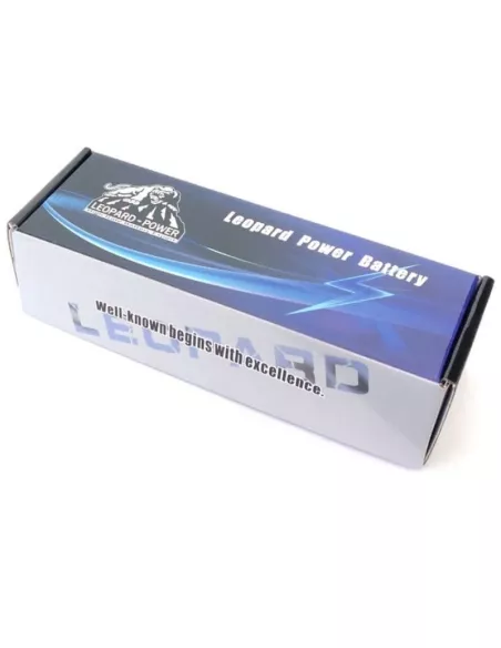 Lipo Battery - Stick 2S 7.4V 6200mah 140C Graphene Hard Case T-Deans Leopard Power LPG-FS2-6200 - Lipo Batteries - 2S - 7.4V & 7